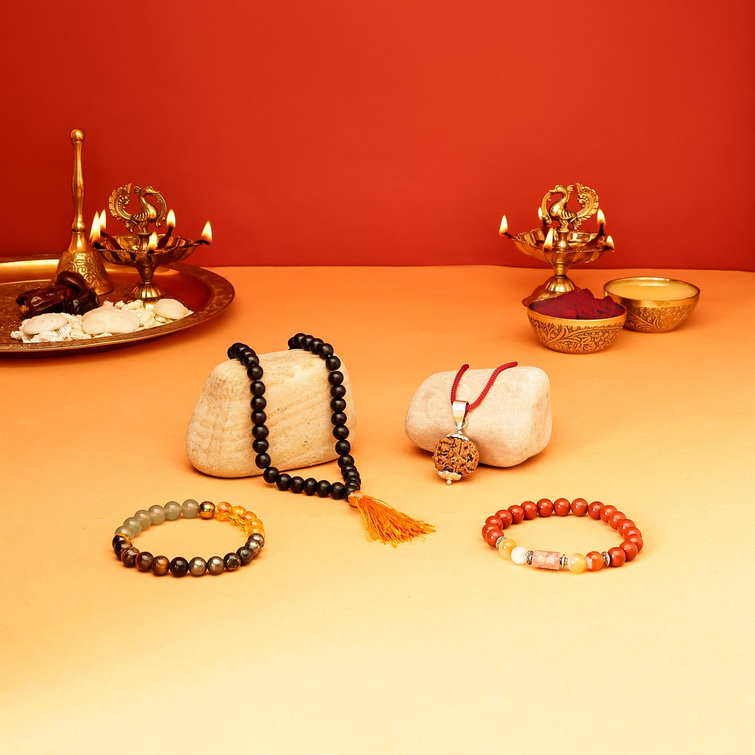 Aries (Mesh Rashi) Combo – For Health + Wealth + Evil Eye