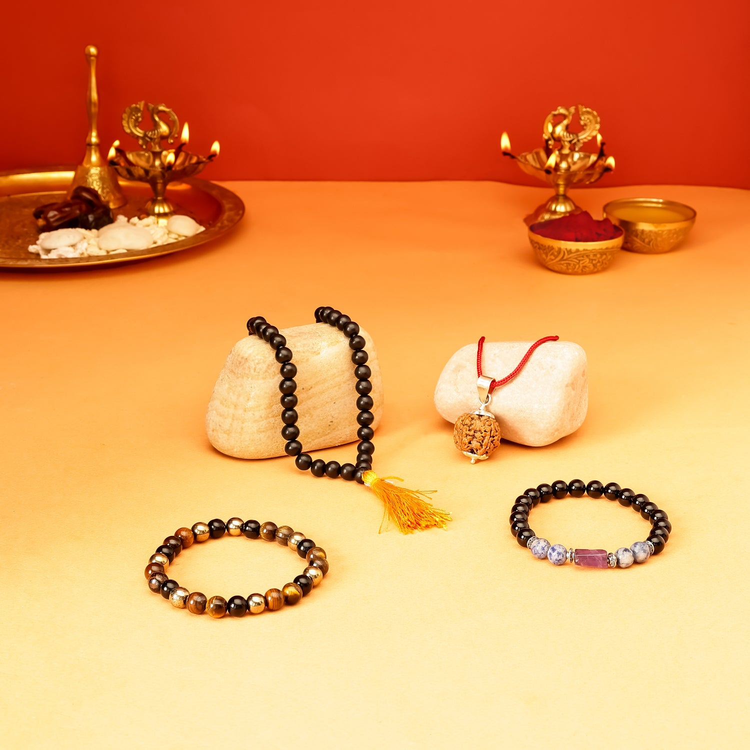 Aquarius (Kumbh Rashi) Combo – For Health + Wealth + Evil Eye