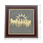 Raw Pyrite Frames with 7 Horses