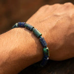 Lapis Lazuli Rectangular Stone Bracelet - view 8