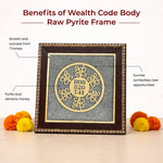 Wealth Code Raw Pyrite Frame for Power & Energy Flow - view 4