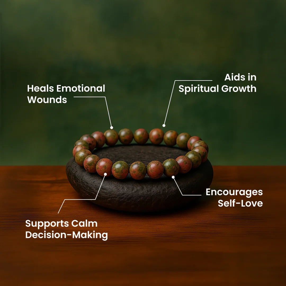 Unakite Stone Bracelet - view 6
