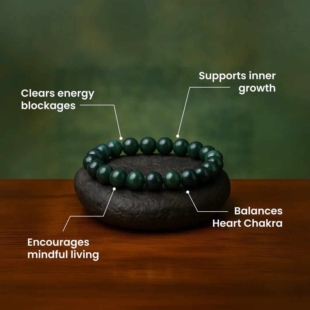 Moss Agate Stone Bracelet - view 7