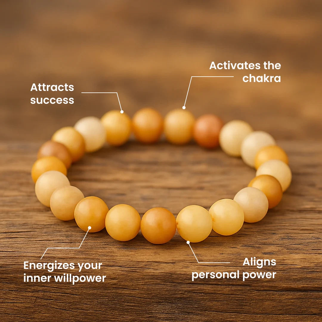 Yellow Aventurine Stone Bracelet - view 6