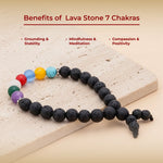 Lava Stone 7 Chakras - view 4