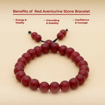 Red Aventurine Stone Bracelet - view 4