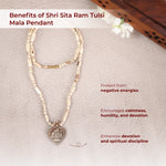 Shri Sita Ram Tulsi Mala Pendant | Blessings of Shri Sita Ram Ji - view 2