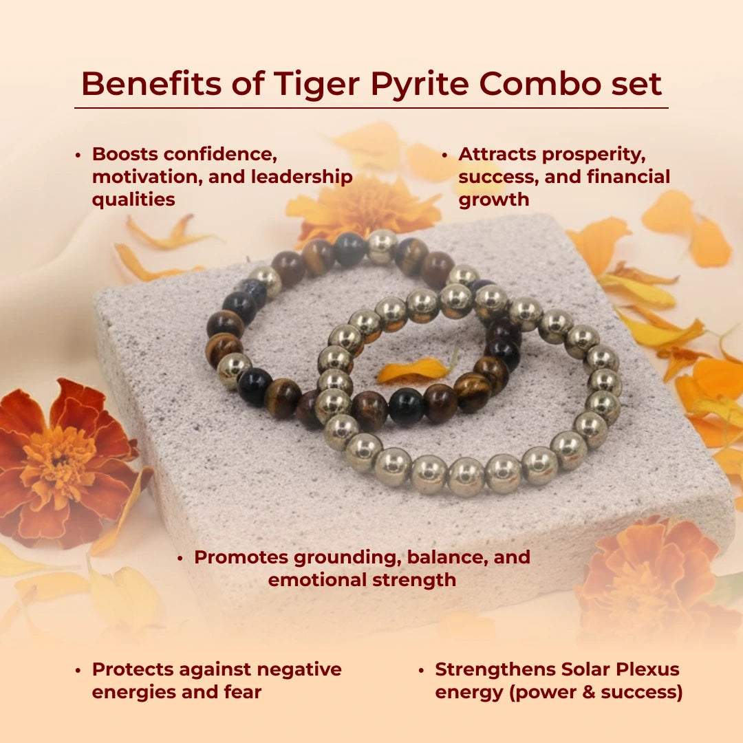 Tiger Pyrite Combo set