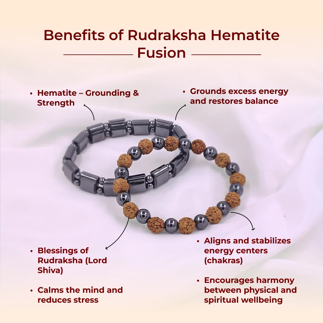 Rudraksha Hematite Fusion - view 3