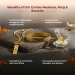 Om Combo Necklace, Ring & Bracelet - view 2