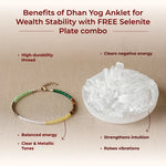 Dhan Yog Anklet for Wealth Stability with Free Selenite Plate combo - view 5