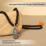 Karungali Malai with Murugan Shakti Pendant - view 16