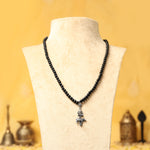 Original Karungali Malai with Shiv Trishul & Nandi Pendant