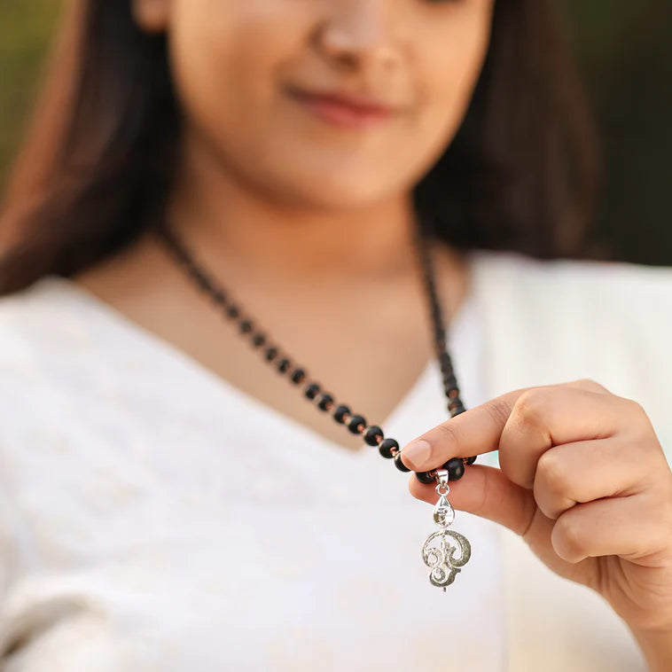 Karungali Malai (Copper wire) with Vel Pendant - view 6