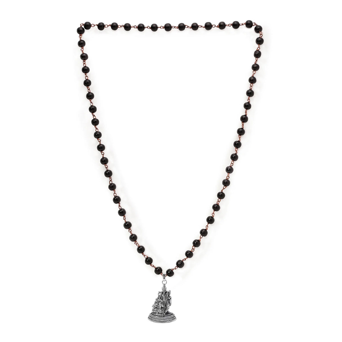 Karungali Malai (Copper wire) with Lord Murugan with Base - view 8