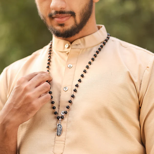 Karungali Malai (Copper wire) with Murugan Shakti Pendant - view 7