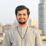 Om Crystal Studded Pendant with Gold Platted Karungali - view 8