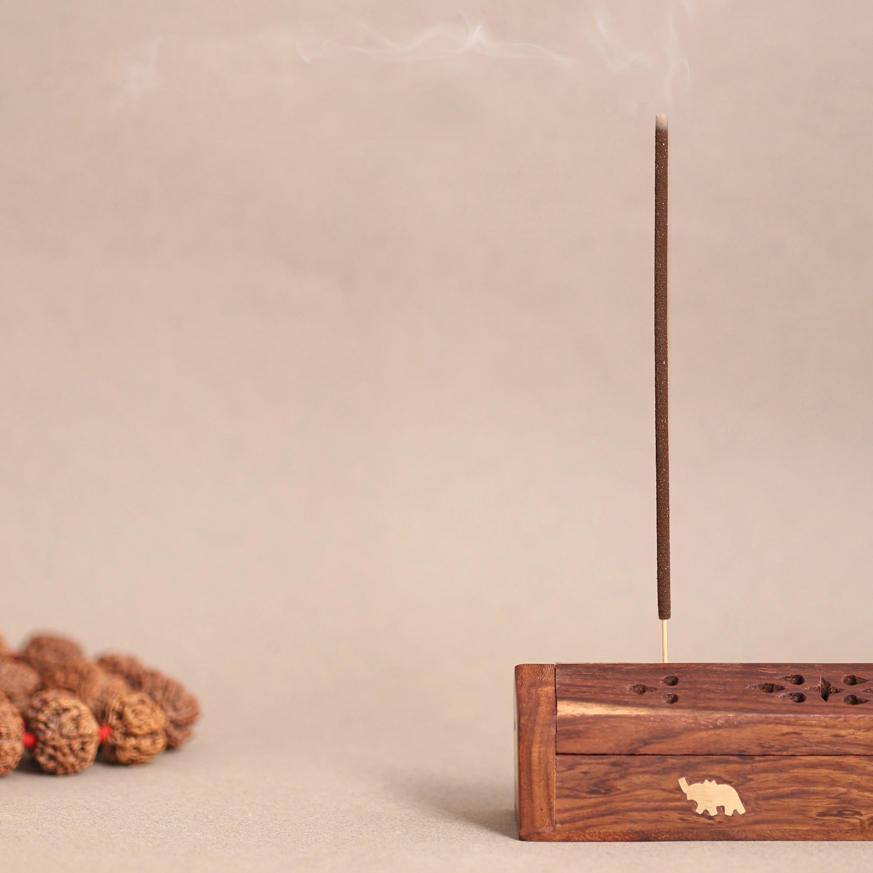 Rudraksha Agarbatti & Agarbatti Stick Holder
