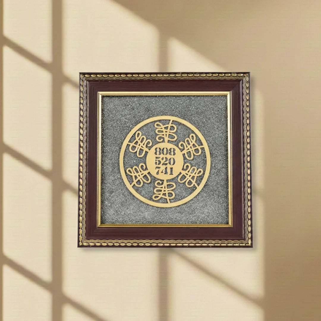 Wealth Code Raw Pyrite Frame for Power & Energy Flow
