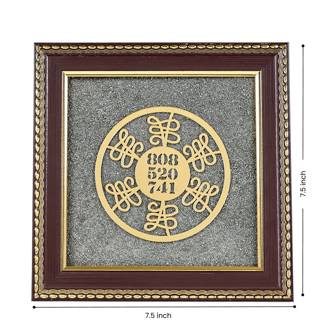 Wealth Code Raw Pyrite Frame for Power & Energy Flow