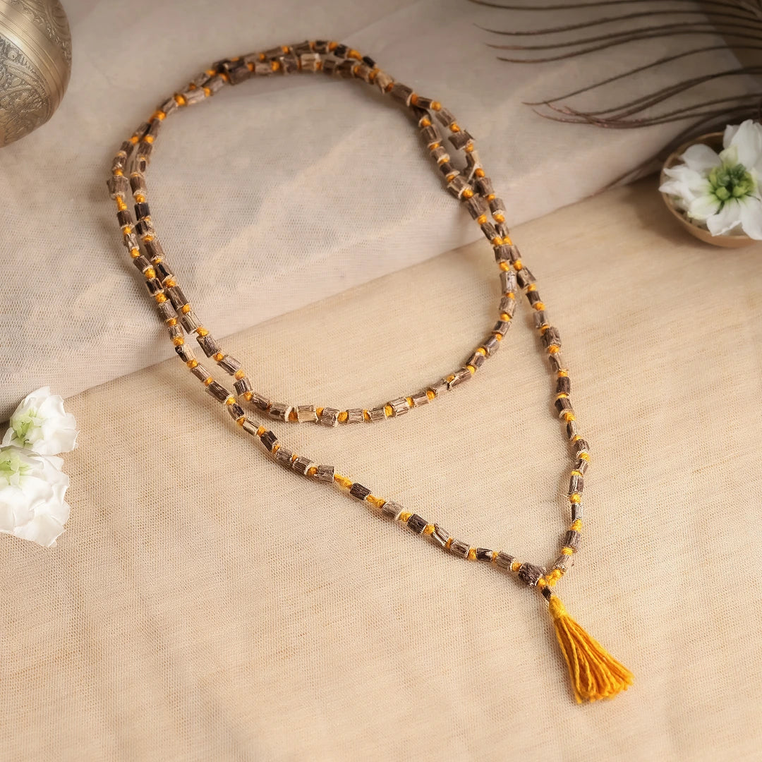 Original Rough Tulsi Mala for Jaap | 108 Beads