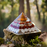 Victory & Wealth Combo: Shree Sampoorna Yantra for Wisdom & Lakshmi Pyramid - view 2