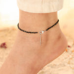 Tiger Eye Garnet, Red Garnet and Black Tourmaline Anklet Combo for Protection - view 3