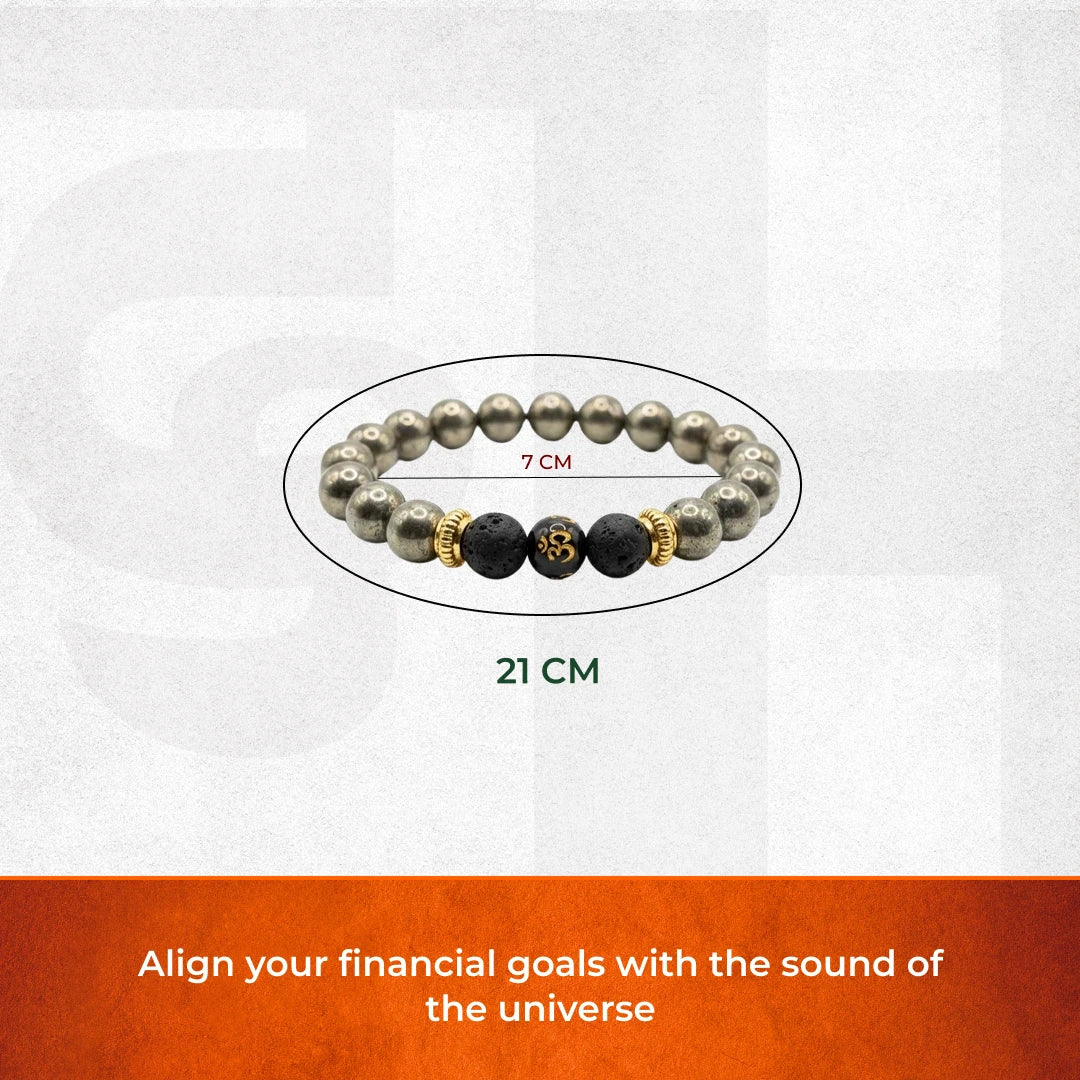 Wealth OM Pyrite Bracelet - view 7