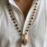 Rudraksha Karungali Mala with Karungali Bead - view 4