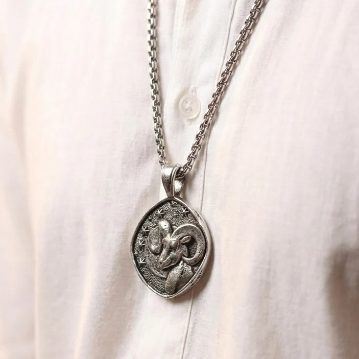 Aries (Mesh) Rashi Pendant - view 6