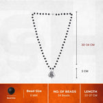 Mahadev Mukh Karungali Pendant in SIlver Finish - view 9