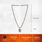 Hanuman Crystal Halo Pendant with Gold Platted Karungali - view 6