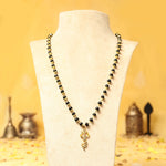 Trishul & Om Divine Pendant with Gold Platted Karungali - view 7