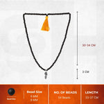 Karungali Malai with Vel Peacock Pendant - view 8