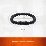 Karungali Malai Damru Bracelet with Govt. Certification - view 7