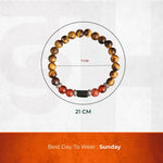Tiger eye Stone Bracelet (Singh Rashi) Leo - view 3