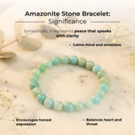 Amazonite Stone Bracelet - view 4