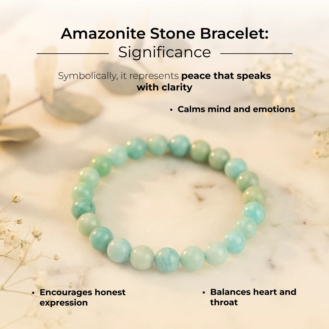Amazonite Stone Bracelet - view 4