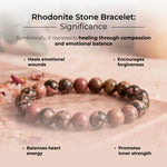 Rhodonite Stone Bracelet - view 5