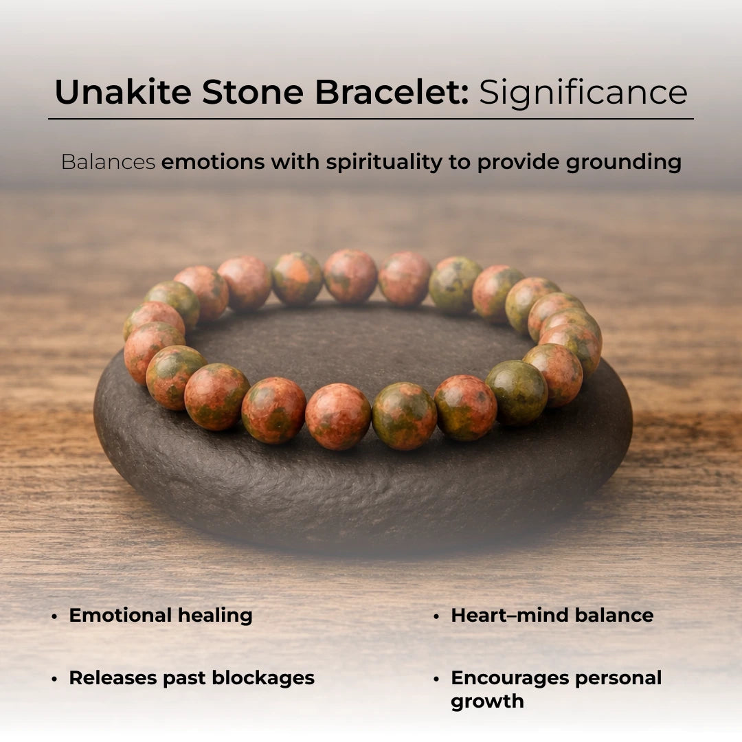 Unakite Stone Bracelet - view 7