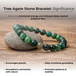 Moss Agate Stone Bracelet - view 8