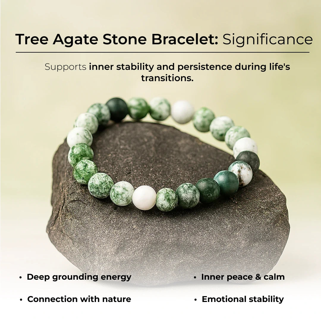 Tree Agate Stone Bracelet - view 7