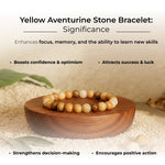 Yellow Aventurine Stone Bracelet - view 7