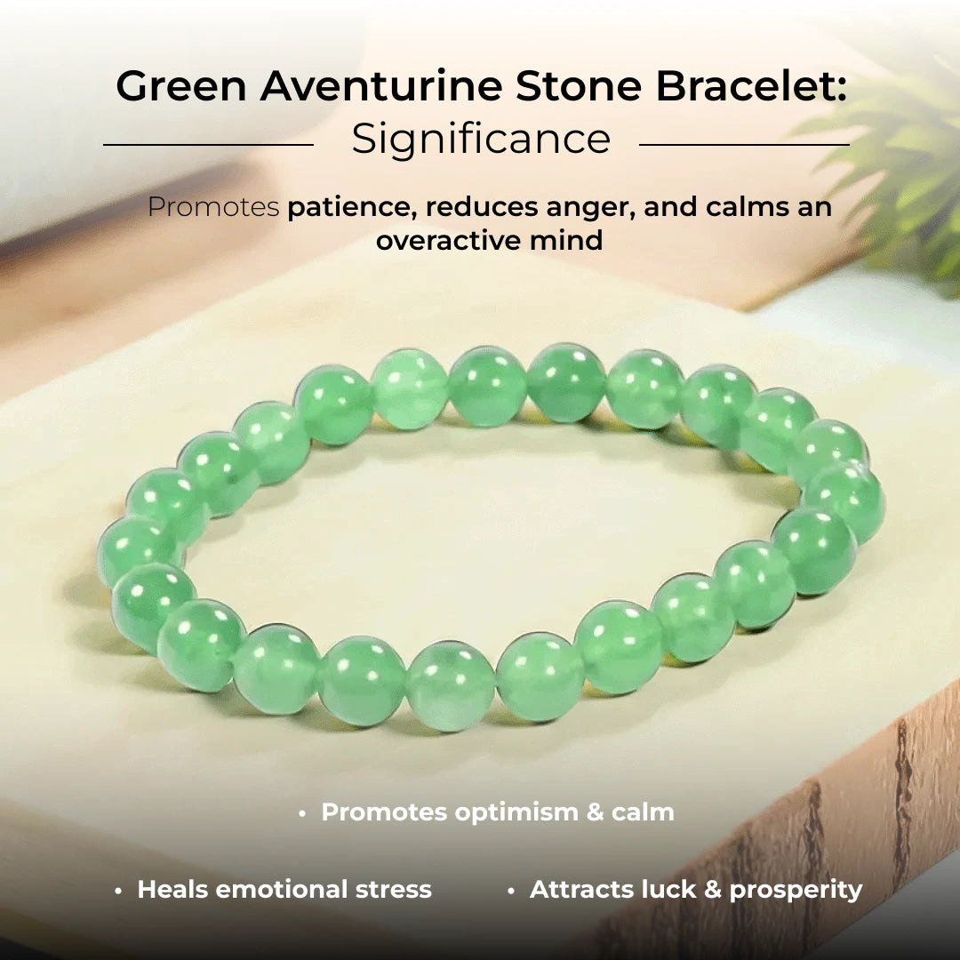 Green Aventurine Stone Bracelet - view 5