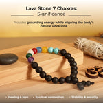 Lava Stone 7 Chakras - view 3