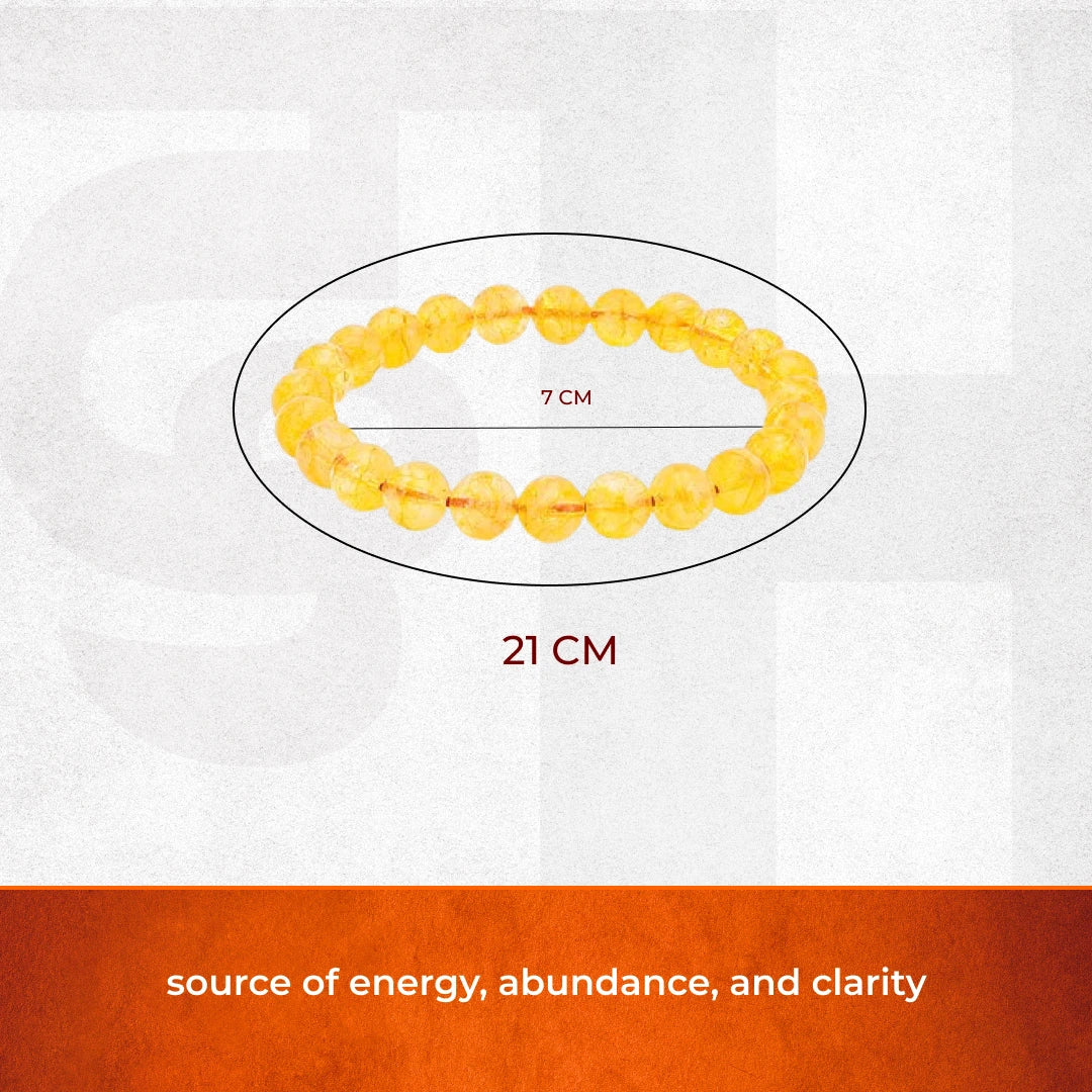Citrine Stone Bracelet - view 4