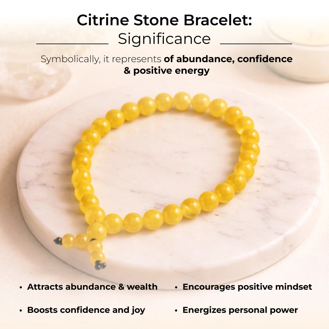 Citrine Stone Bracelet - view 6
