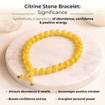 Citrine Stone Bracelet - view 6