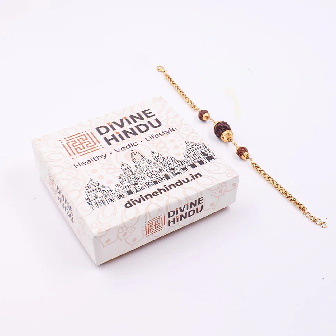 Rudraksha Beads chain Bracelet - view 2