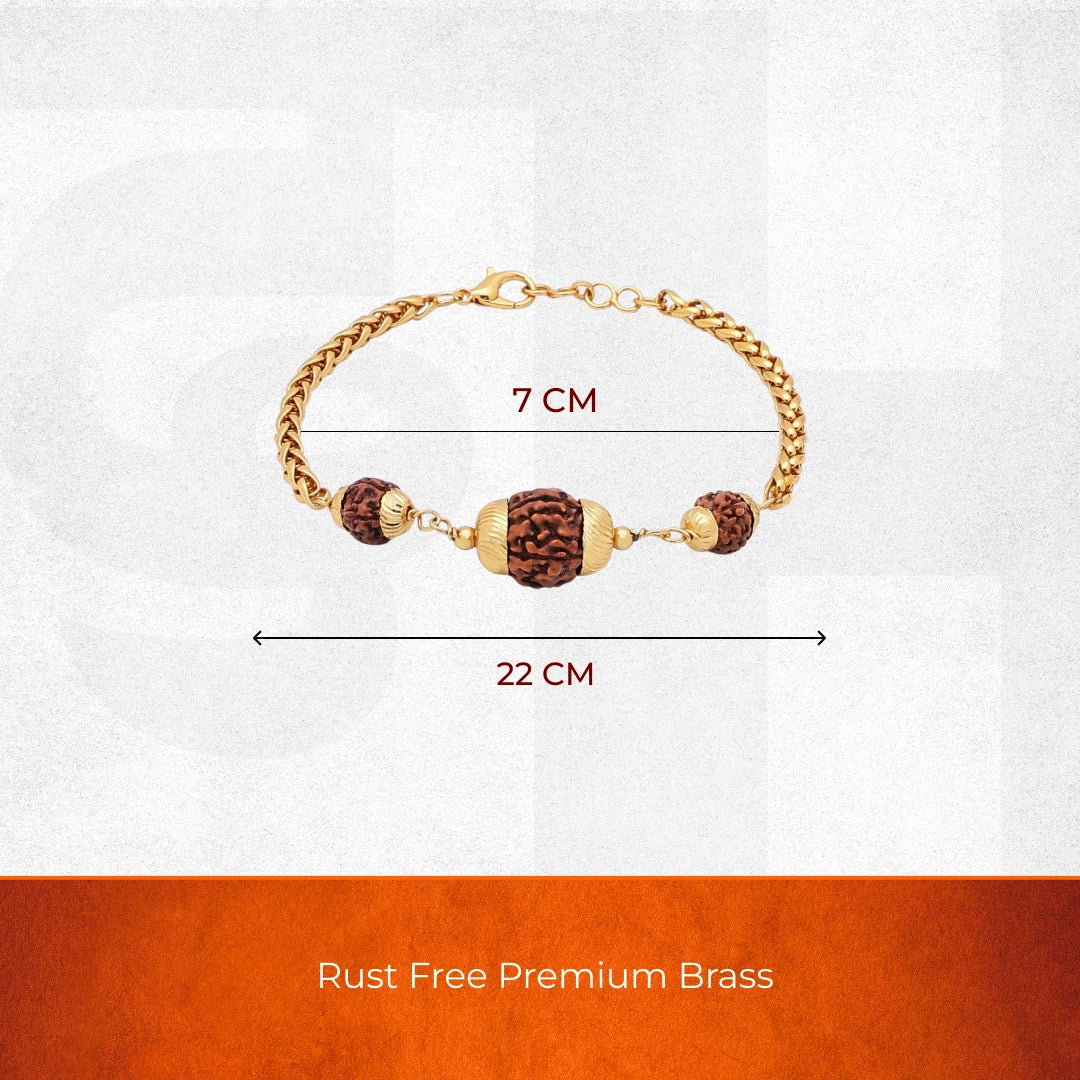 Rudraksha Beads chain Bracelet - view 4